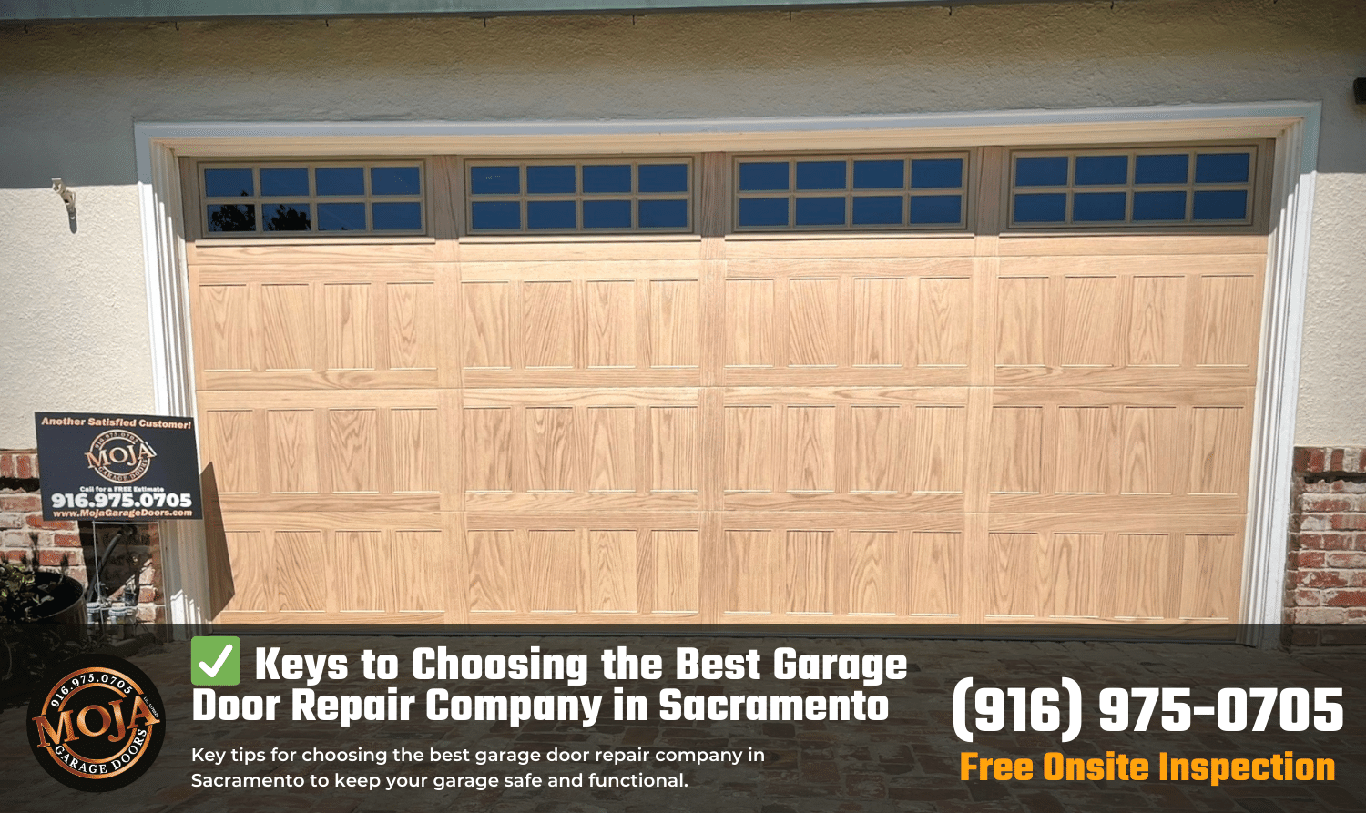 MOJA GARAGE DOORS / Garage Door Repair and Maintenance Service throughout Sacramento, California. Quality and compliance guaranteed! Keys to Choosing the Best Garage Door Repair Company in Sacramento