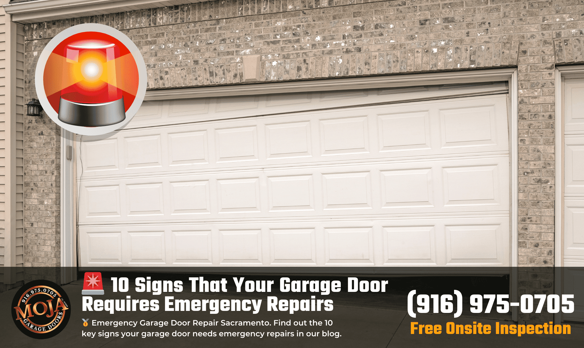 Emergency Garage Door Repairs / 10 Signs That Your Garage Door Requires Emergency Repairs