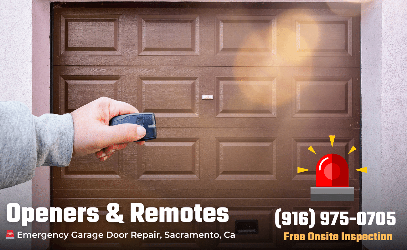 Emergency Garage Door Repair, Sacramento, Ca Openers & Remotes