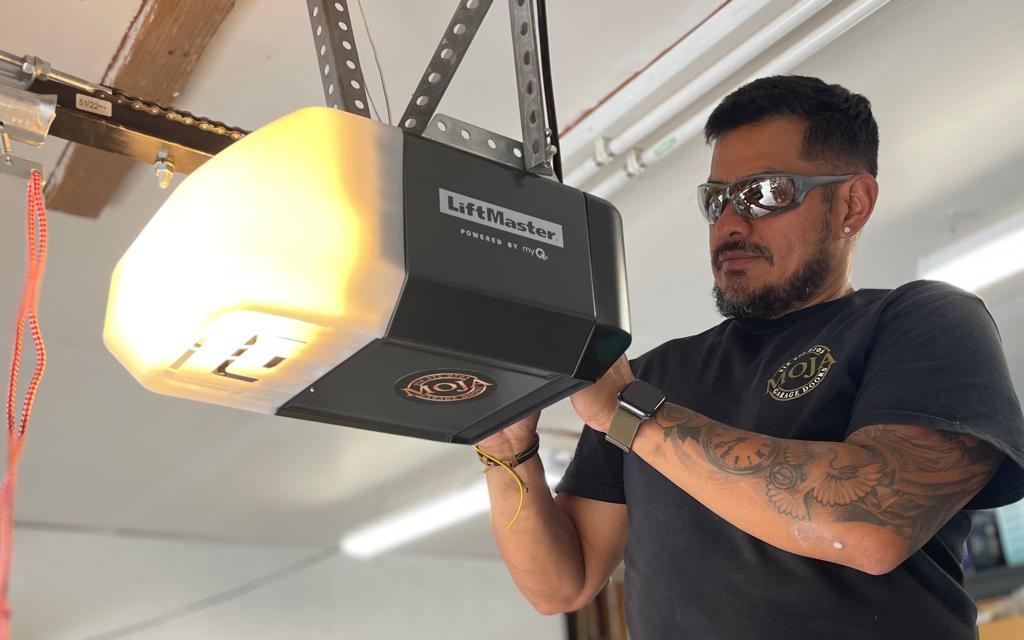 Garage door opener not working in Sacramento home garage