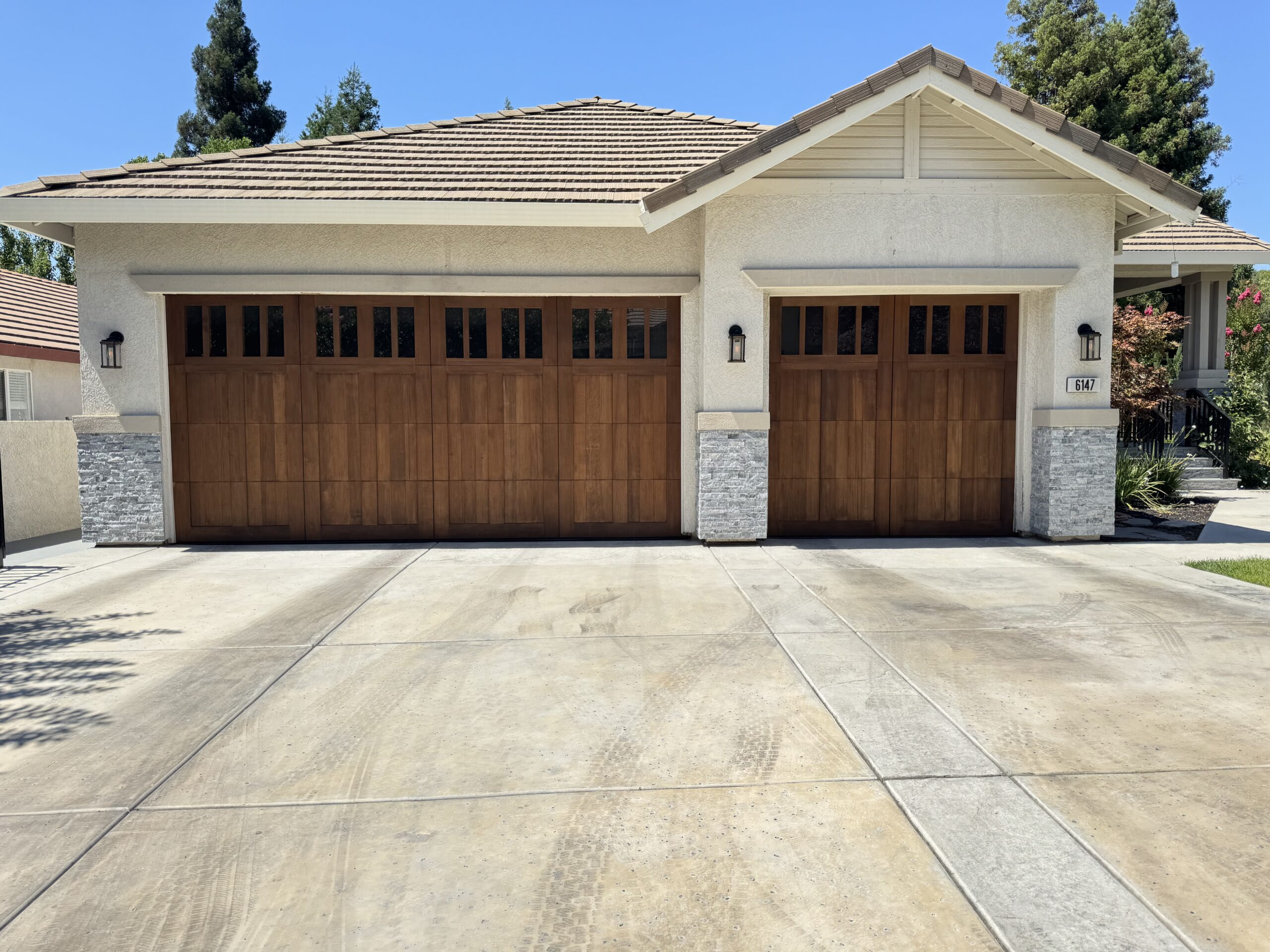 garage door upgrade Sacramento modern residential home
