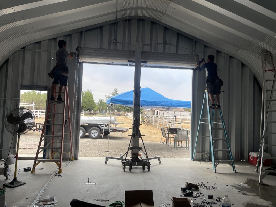 garage door installation technician Sacramento residential service